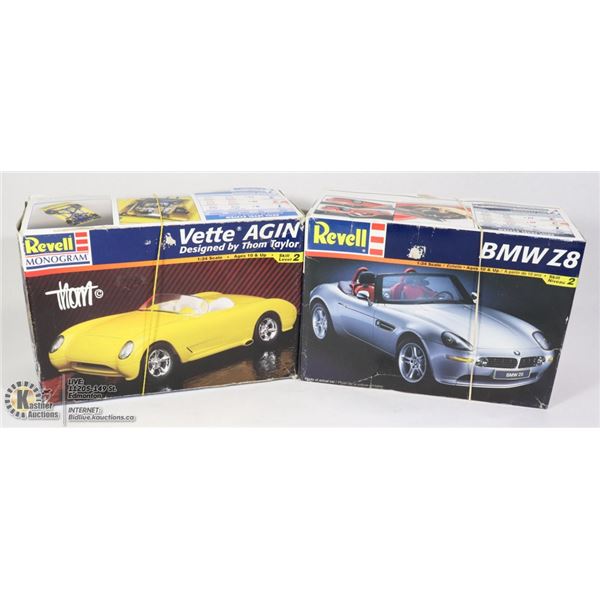 REVELL VETTE AGIN & BMW Z8 1:24 SCALE