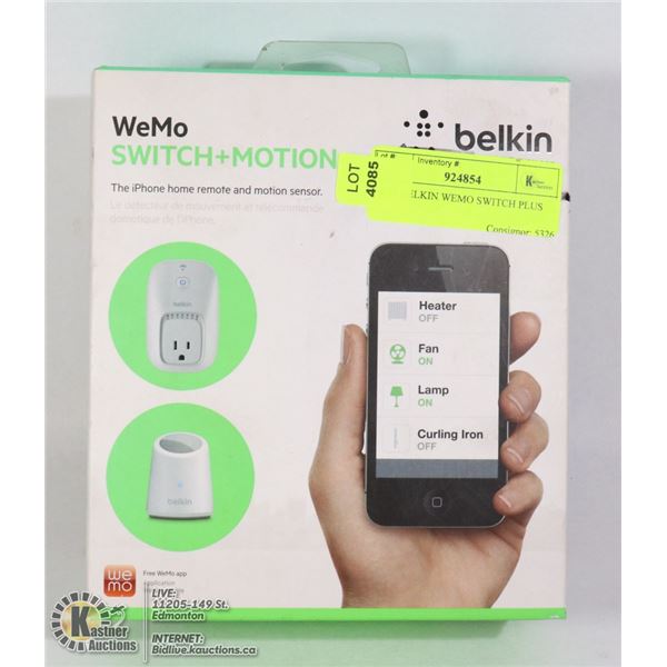 NEW BELKIN WEMO SWITCH PLUS