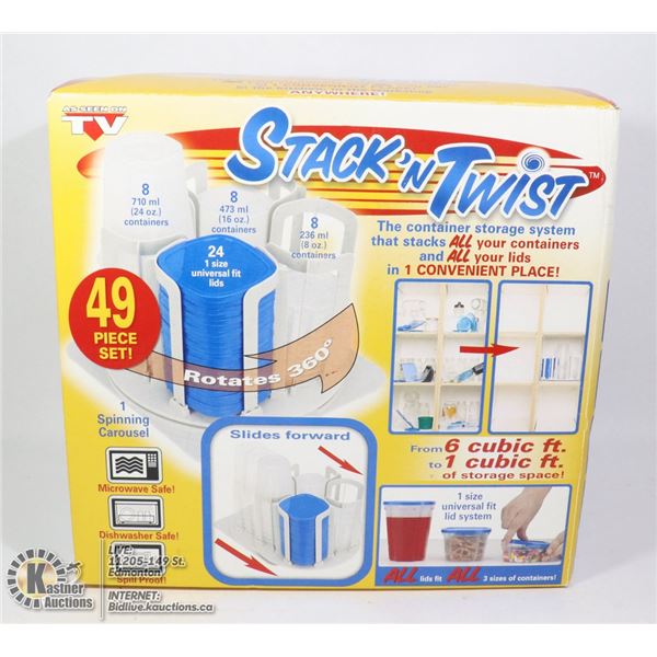 STACK N TWIST 49 PIECE STORAGE SET