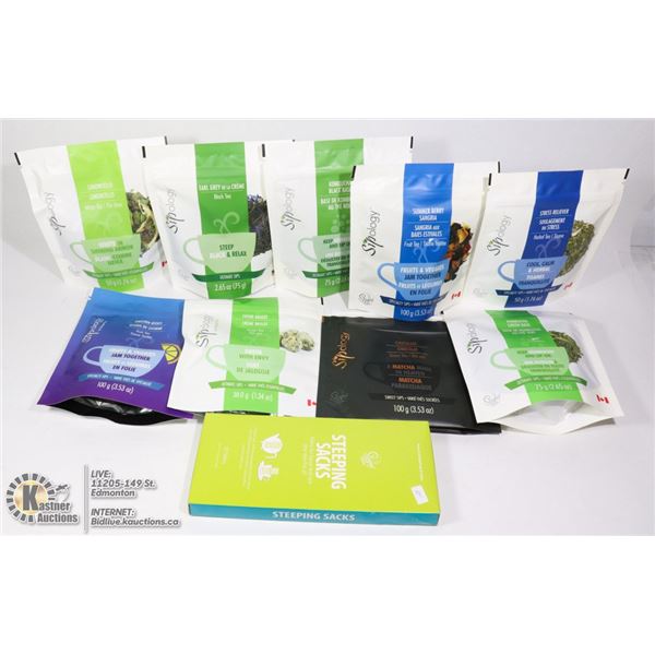 PACKAGES OF TEA AND MORE FROM SIPOLOGY