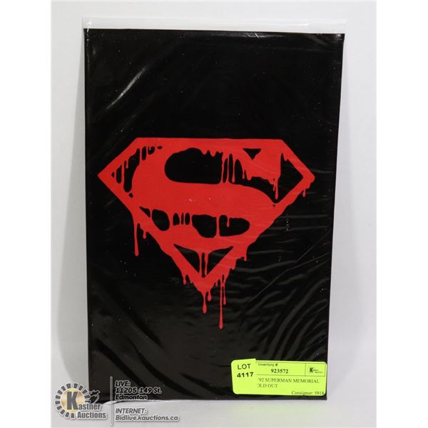 SEALED '92 SUPERMAN MEMORIAL #75 /W FOLD OUT