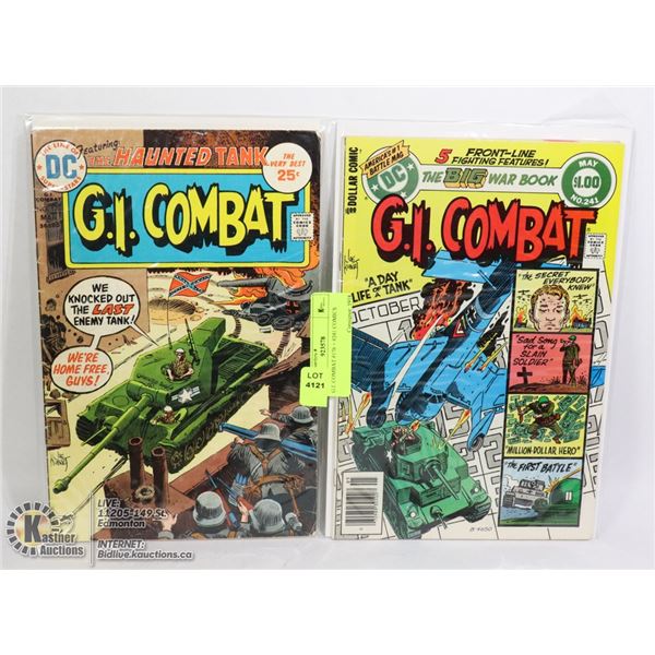 G.I. COMBAT #176 + #241 COMICS