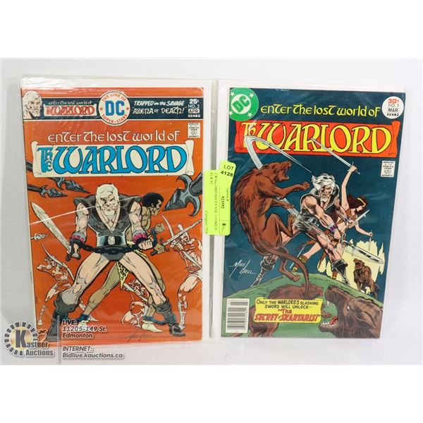 2 WARLORD ISSUES VOL 1 COMICS - #2 & #5