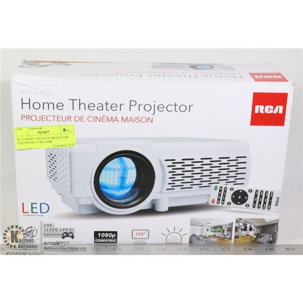 RCA HOME THEATER PROJECTOR LED PROJECTOR LAMP