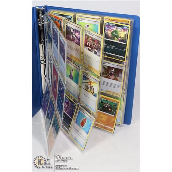 180 VARIOUS POKEMON CARDS IN BINDER