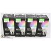 Image 1 : BUNDLE OF 4 WIFI SMART LED BULBS