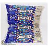 Image 1 : FOUR BAGS WITH 4 BOXES OF SMARTIES CHOCOLATES