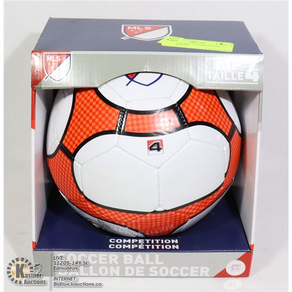 NEW MLS SIZE 4 COMPETITION SOCCER BALL
