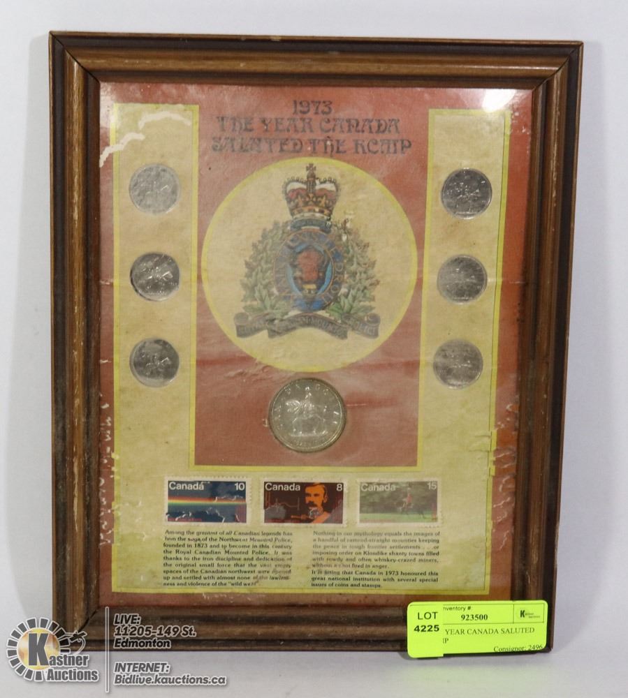 1973 THE YEAR CANADA SALUTED THE RCMP