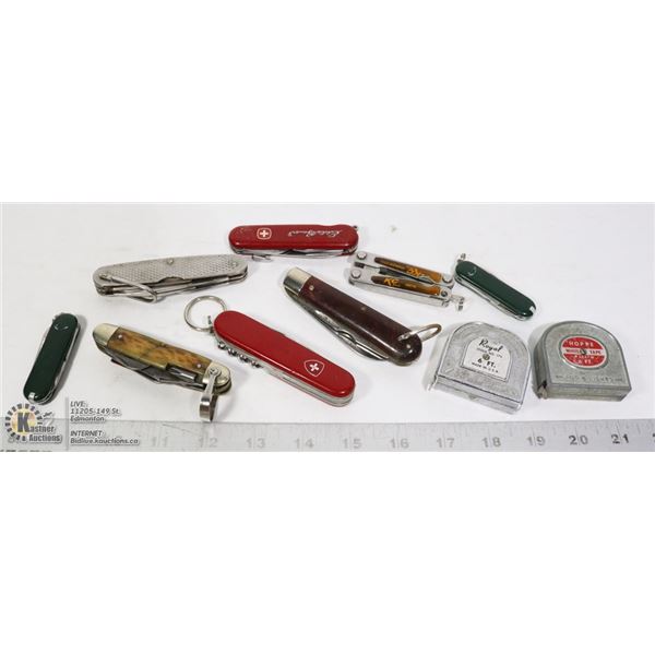 POCKET KNIVES- ASSORTED LOT OF