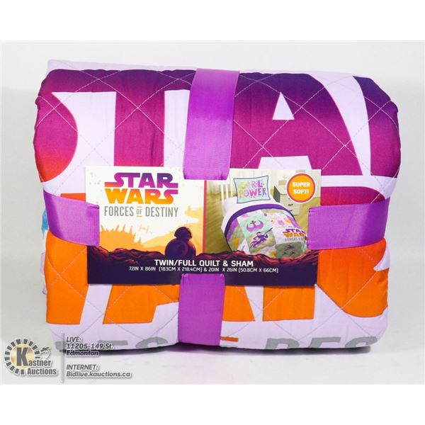 NEW STAR WARS FORCES OF DESTINY TWIN/FULL SIZE