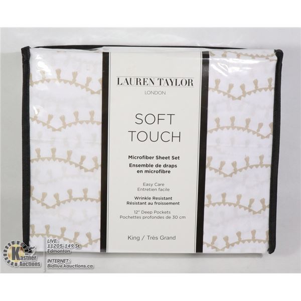 NEW KING SIZE MICROFIBER SHEET SET