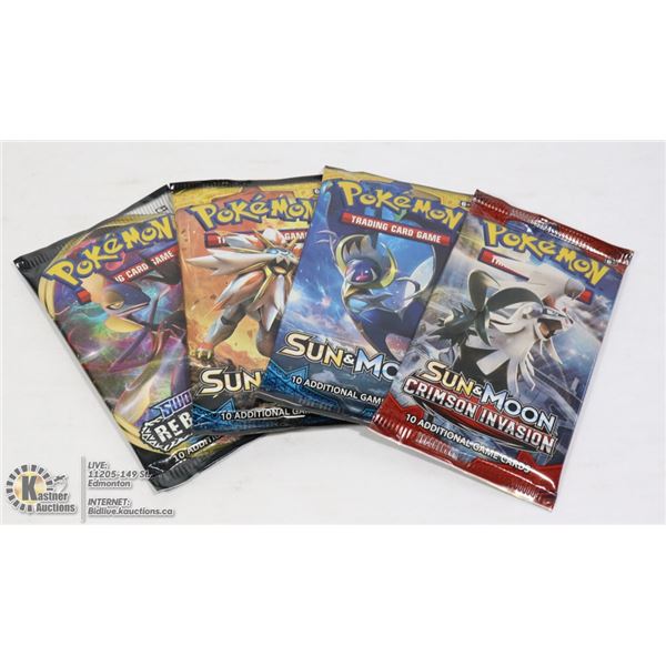 X4 POKEMON NEW COLLECTOR BOOSTER PACKS
