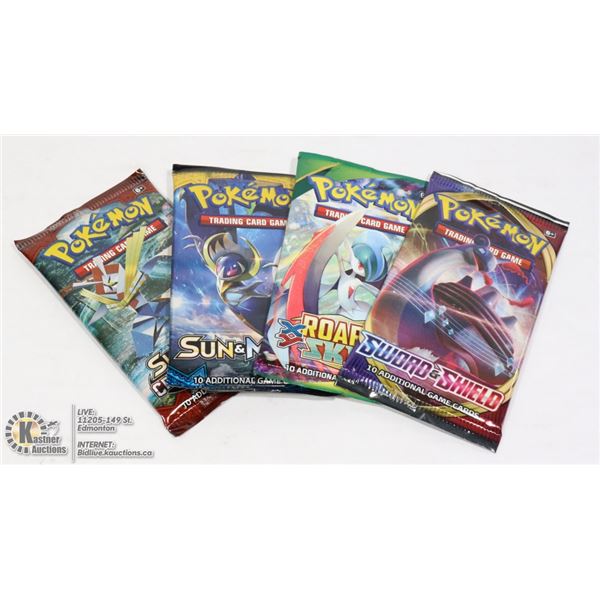 X4 POKEMON NEW COLLECTOR BOOSTER PACKS