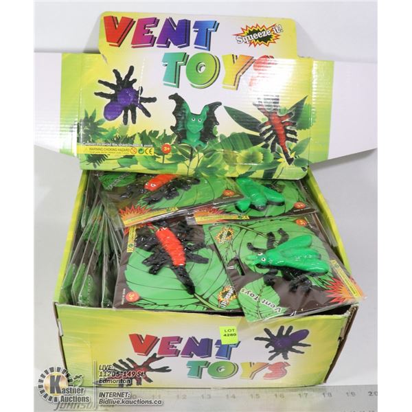 RETAIL DISPLAY OF SQUISHY BUG TOYS