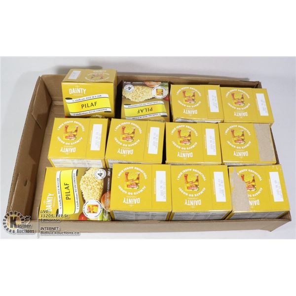 FLAT OF DAINTY RICE IN A CAN, 350G EACH