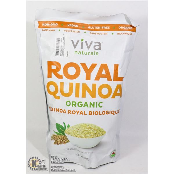 BAG OF VIVA NATURALS ROYAL QUINOA ORGANIC