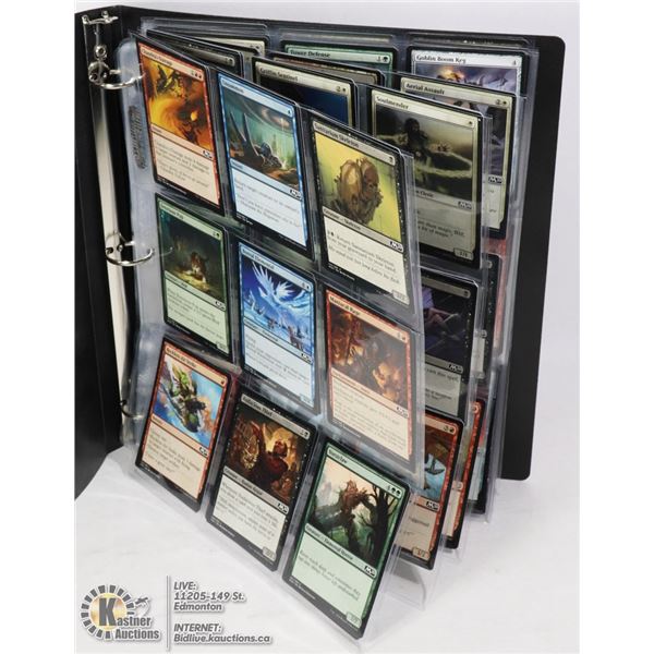 LOT OF 180 MAGIC COLLECTIBLE CARDS BINDER