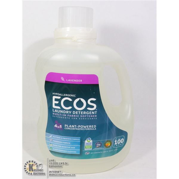 2.96L JUG OF ECOS LAUNDRY DETERGENT