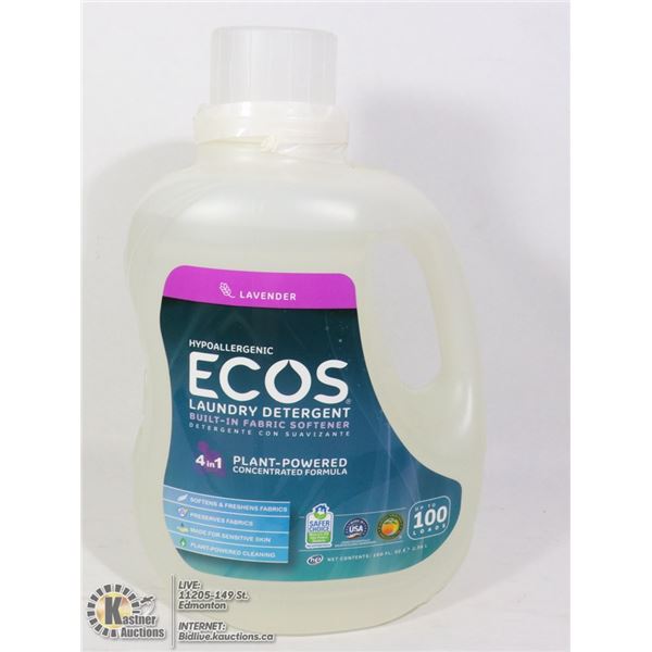 2.96L JUG OF ECOS LAUNDRY DETERGENT