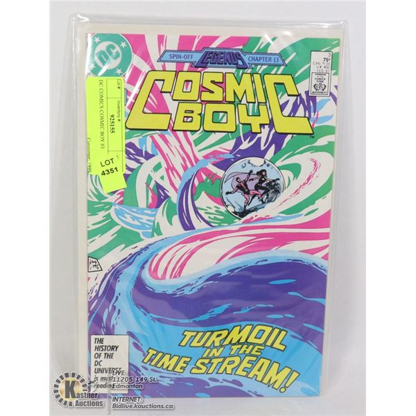 DC COMICS COSMIC BOY #3