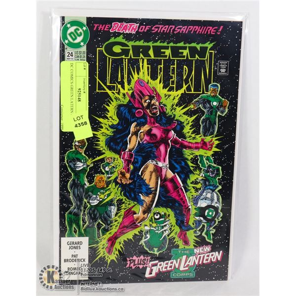 DC COMICS GREEN LANTERN #24