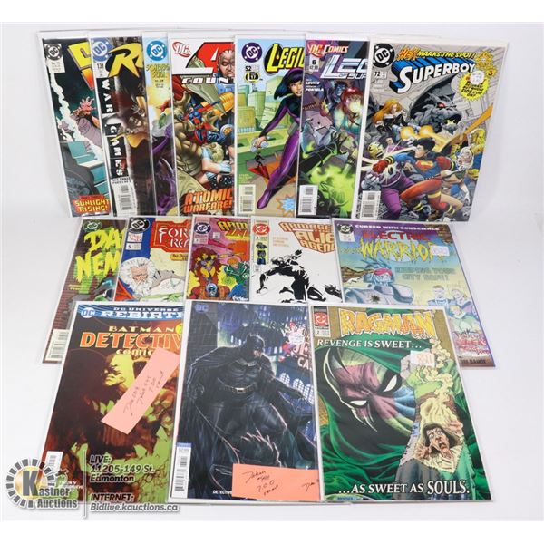 BOX OF 15 RANDOM ASSORTED DC COMICS