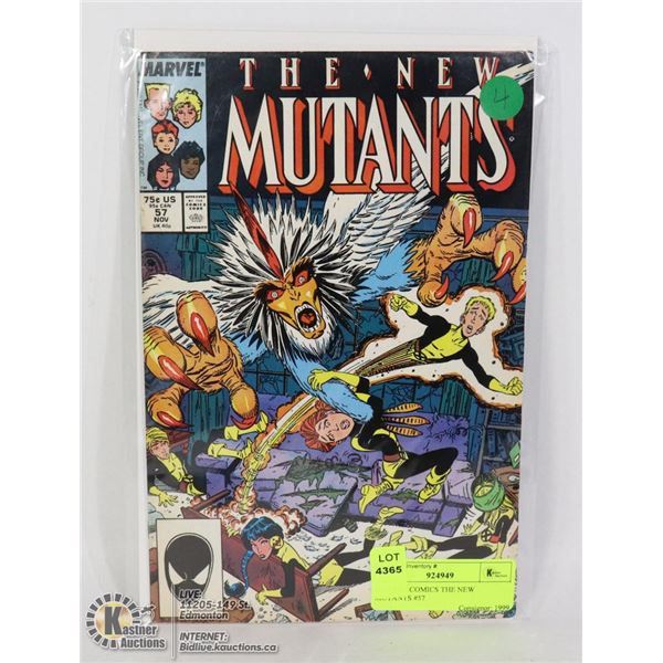 MARVEL COMICS THE NEW MUTANTS #57