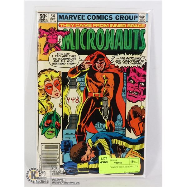 MARVEL COMICS THE MICRONAUTS #34