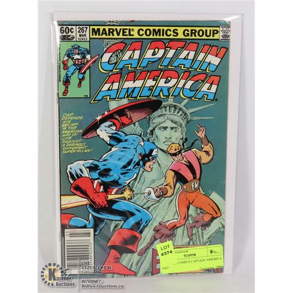 MARVEL COMICS CAPTAIN AMERICA #267