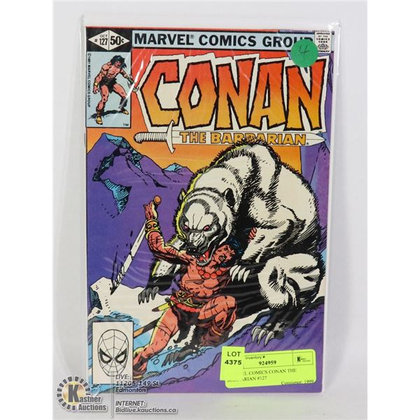 MARVEL COMICS CONAN THE BARBARIAN #127