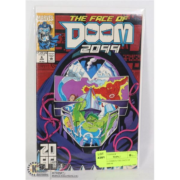 MARVEL COMICS THE FACE OF DOOM 2099 #6