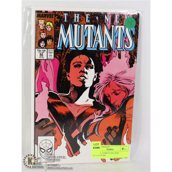 MARVEL COMICS THE NEW MUTANTS #62
