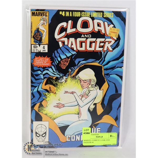 MARVEL COMICS CLOAK AND DAGGER #4
