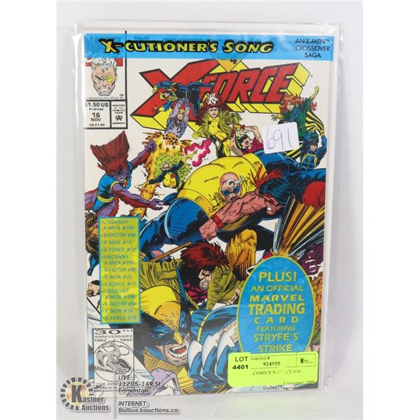 MARVEL COMICS X-FORCE #16