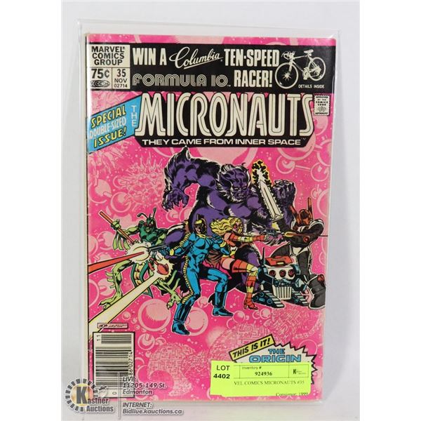 MARVEL COMICS MICRONAUTS #35