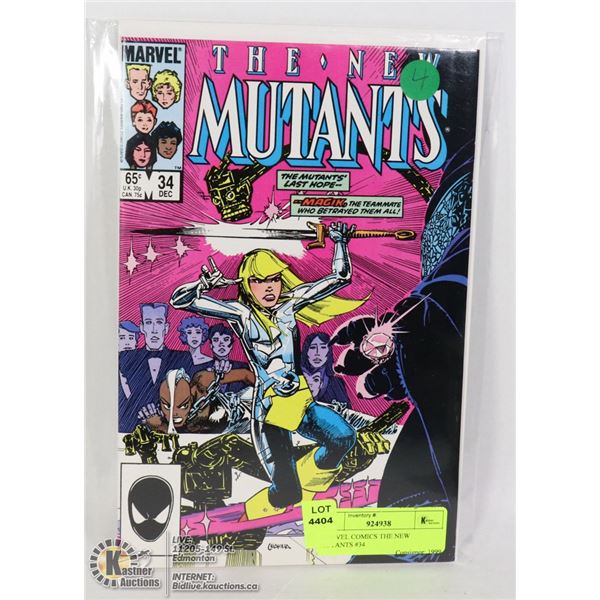 MARVEL COMICS THE NEW MUTANTS #34