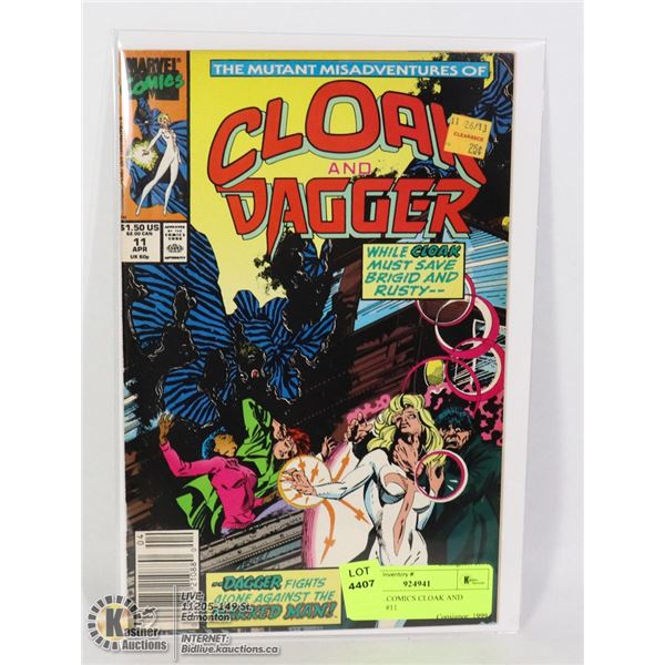 MARVEL COMICS CLOAK AND DAGGER #11