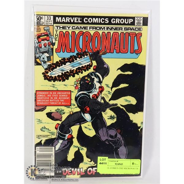 MARVEL COMICS THE MICRONAUTS #33