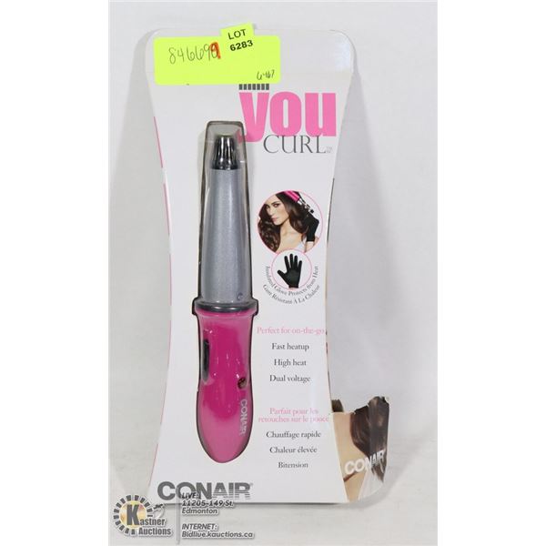 NEW MINI YOU CURL CONAIR CURLING IRON