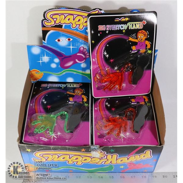 RETAIL DISPLAY SNAPPER STICKY HAND KIDS TOYS
