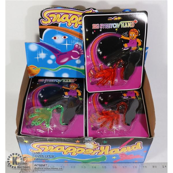 RETAIL DISPLAY SNAPPER STICKY HAND KIDS TOYS