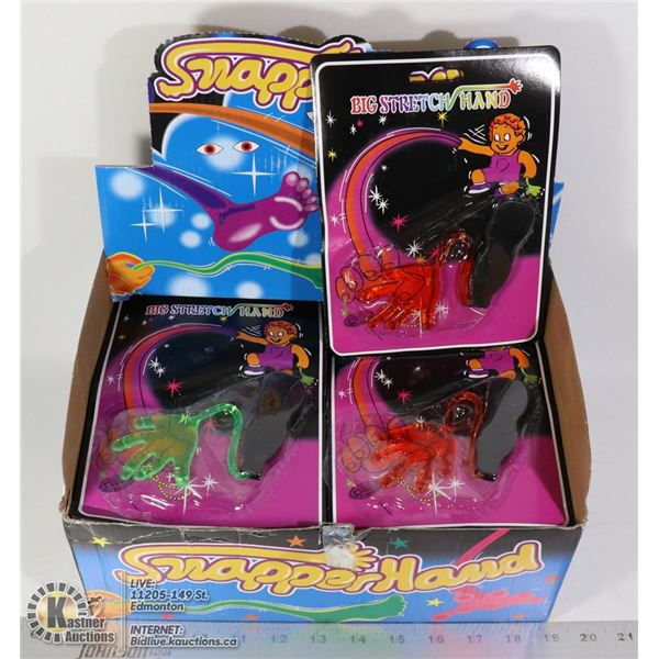 RETAIL DISPLAY SNAPPER STICKY HAND KIDS TOYS
