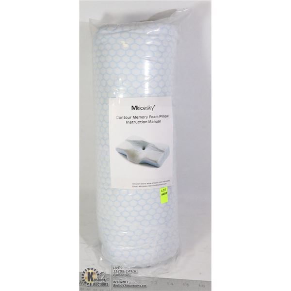 MKISCESKY CONTOUR MEMORY FOAM PILLOW