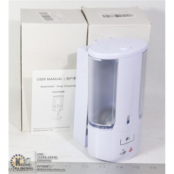 TWO AUTOMATIC SOAP DISPENSERS