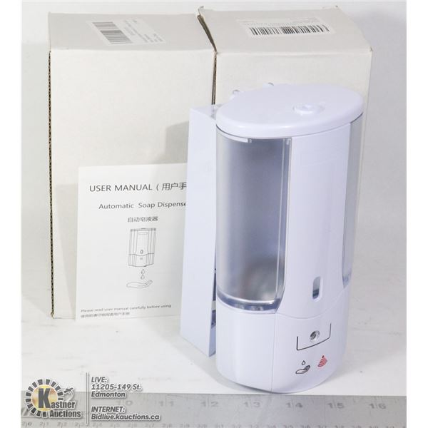 TWO AUTOMATIC SOAP DISPENSERS