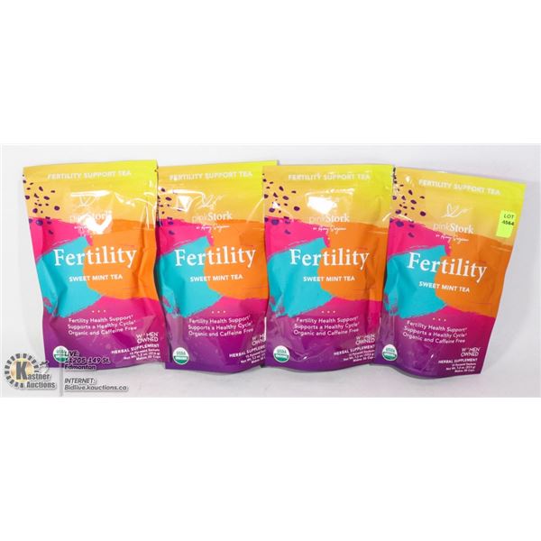 FOUR PACKS OF FERTILITY SWEET MINT TEA