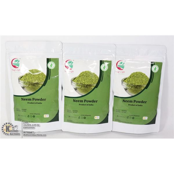 THREE PACKS OF NEEM POWDER