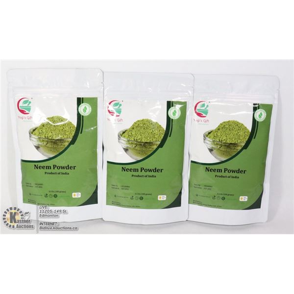 THREE PACKS OF NEEM POWDER