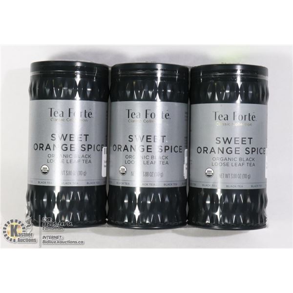 TEA FORTE SWEET ORANGE SPICE ORGANIC BLACK